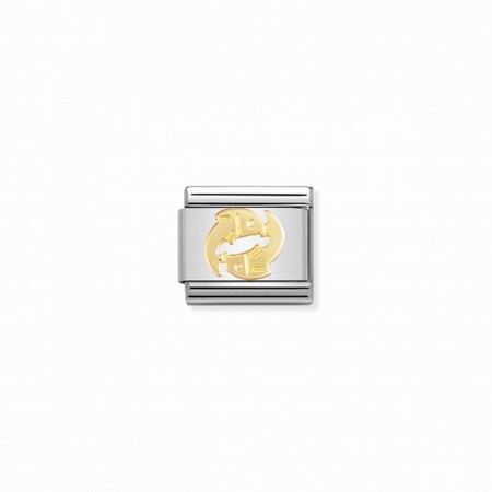 Nomination Zodiac Gold Pisces Composable Charm